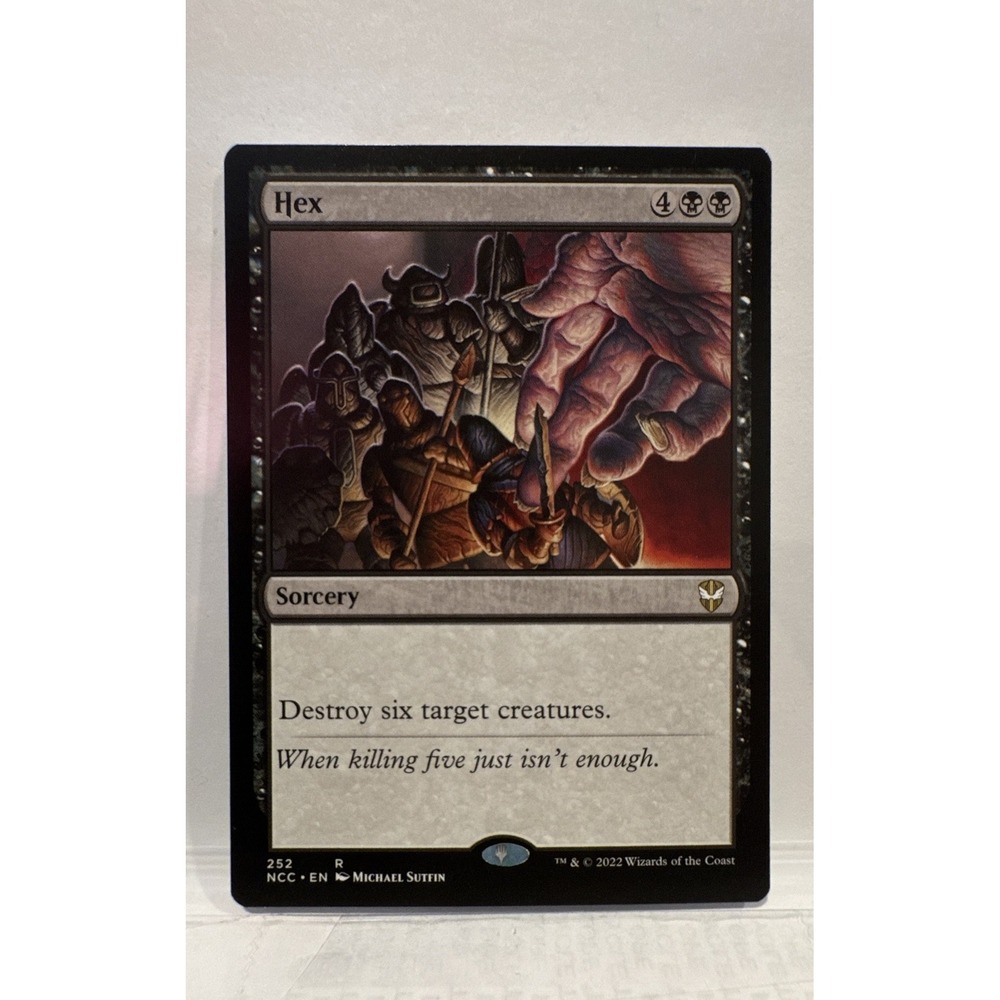 Hex Magic The Gathering Commander Streets of New Capenna Rare MTG Card 252